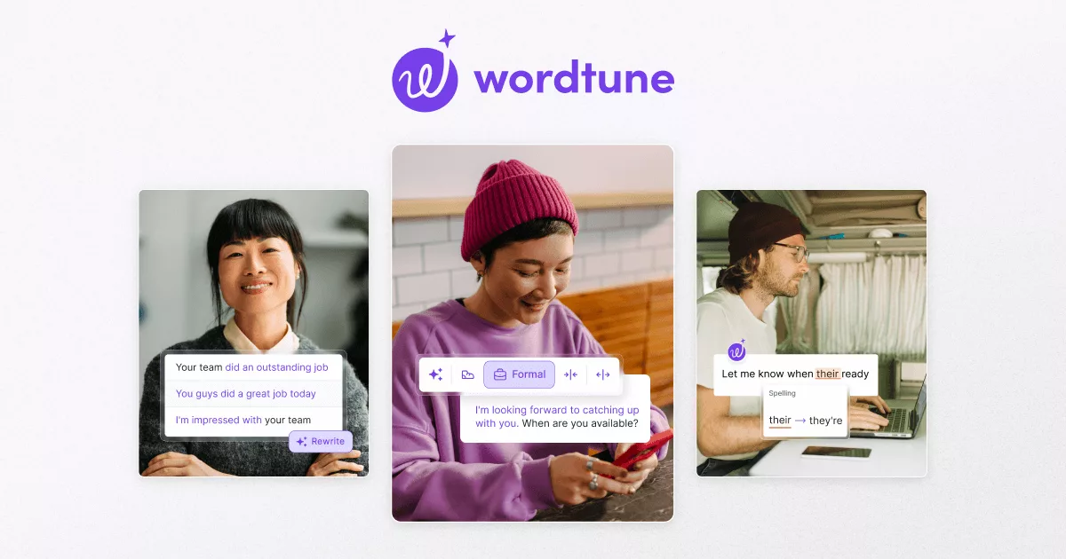 Wordtune 官方分享图
